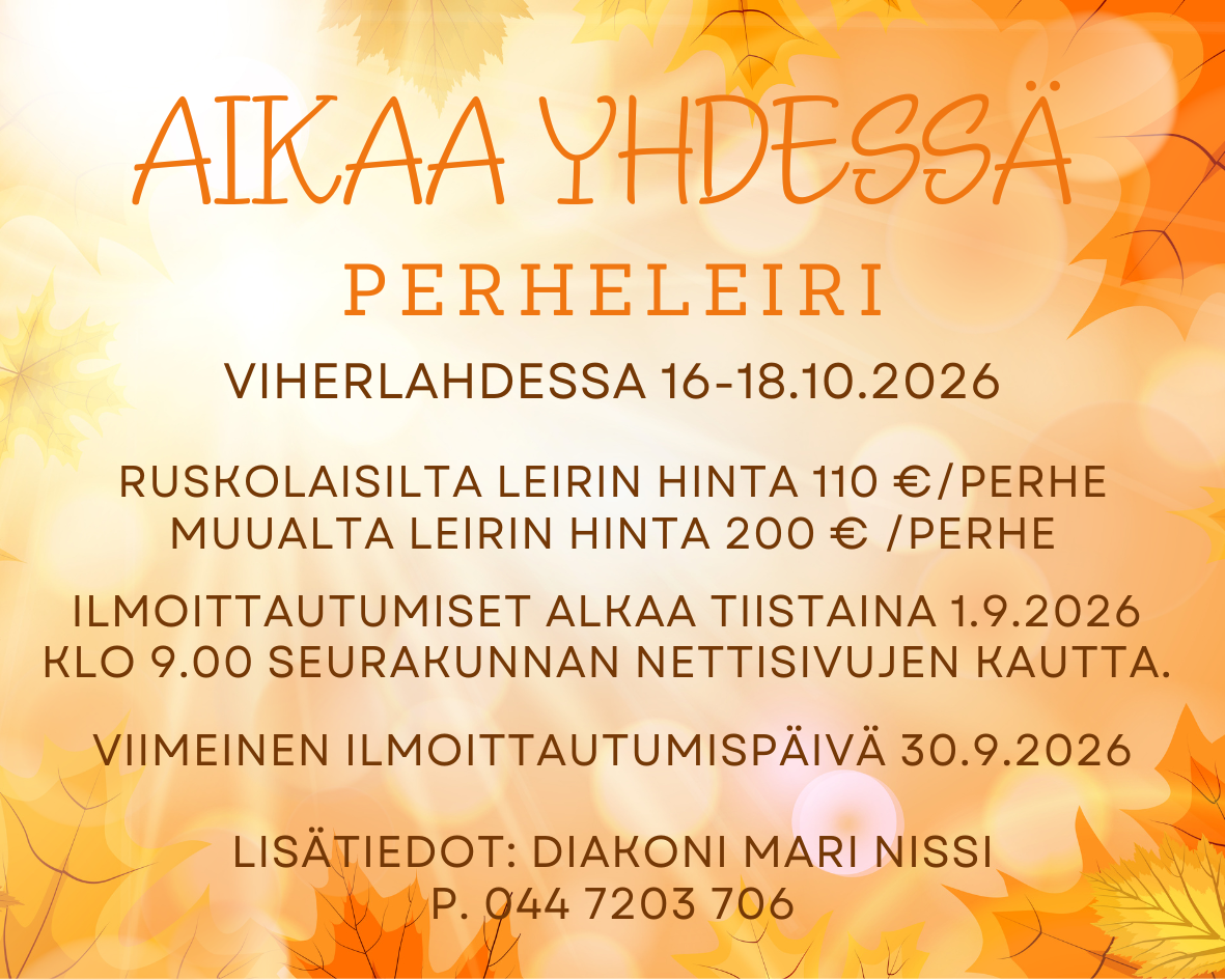 tekstimainos leiristä