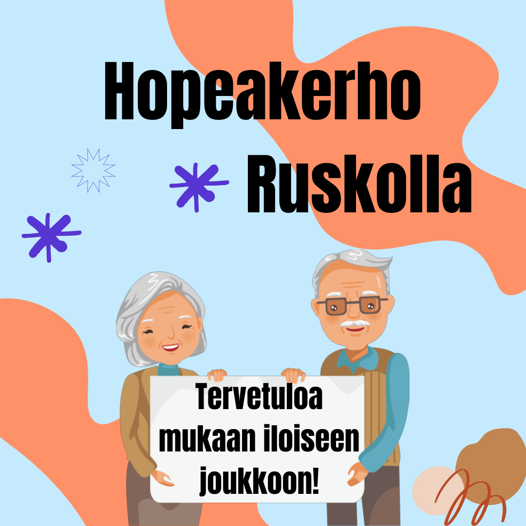 hopeakerhon mainos Ruskolla